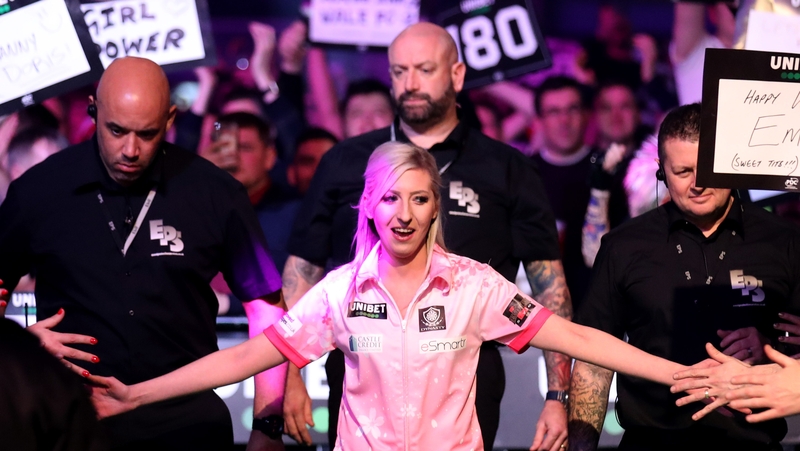 Fallon Sherrock had become the first woman in the tournament's history to advance out of the group stage