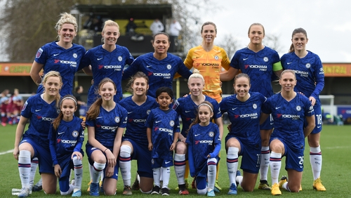 Chelsea are currently second in the Women's Super League