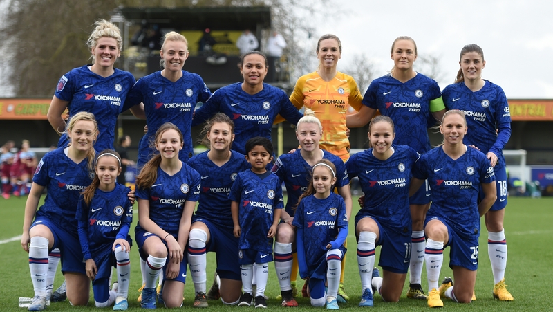 Chelsea are currently second in the Women's Super League