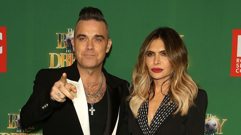 Robbie Williams and Ayda Field