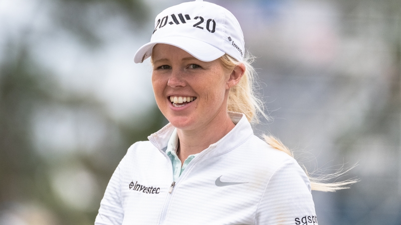 Stephanie Meadow is eight shots behind the leader Inbee Park