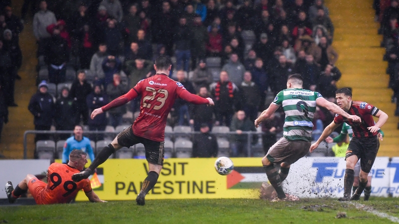 Aaron Greene scoring the only goal in today's Dublin derby