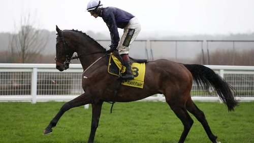 Riders Onthe Storm has made giant strides since moving to the yard of Nigel Twiston-Davies