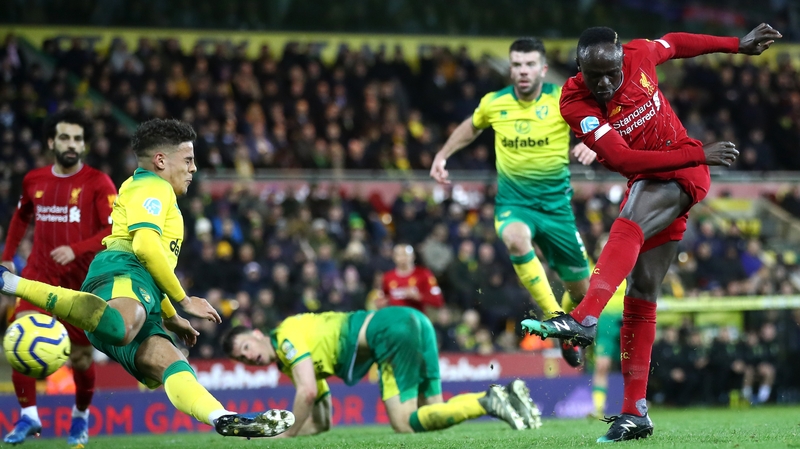 Sadio Mane scores the only goal in Carrow Road as Liverpool inch closer to title