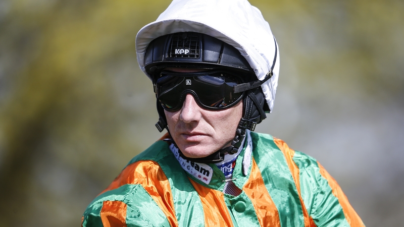Jockey Paul Hanagan suffered a fall at Newcastle aboard Requinto Dawn.