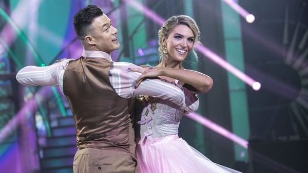Grainne with her DWTS professional partner Kai Widdrington