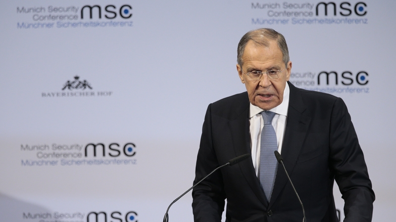 The letter was signed by Russian Foreign Minister Sergey Lavrov