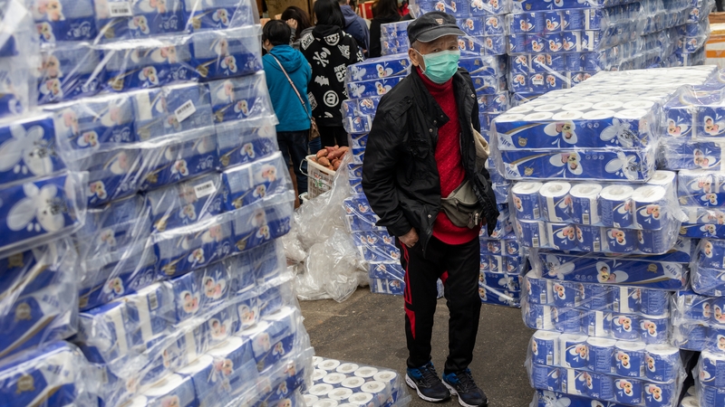 Hong Kongers have been stockpiling toilet roll during the coronavirus outbreak