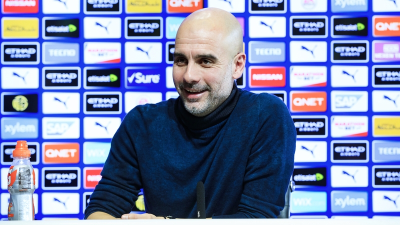 Manchester City manager Pep Guardiola