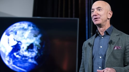 Jeff Bezos, who founded the company in 1994, said 'this was another highly unusual quarter' for Amazon