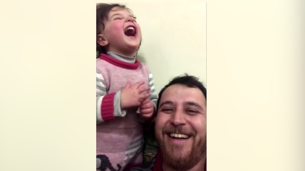 Abdullah Mohammad and his daughter Salwa