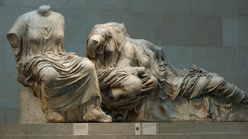 British diplomat Lord Elgin removed the sculptures from the Parthenon temple in Athens in the early 19th century