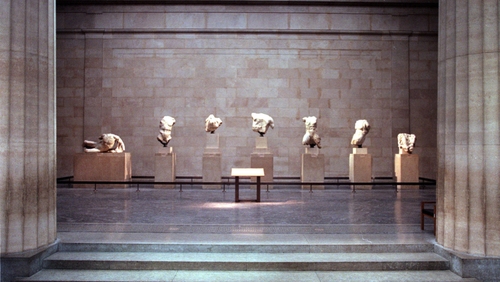The British Museum says the marbles were acquired by Elgin under a legal contract with the Ottoman empire