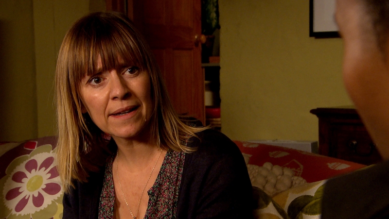 Terror for Rhona on Emmerdale this week