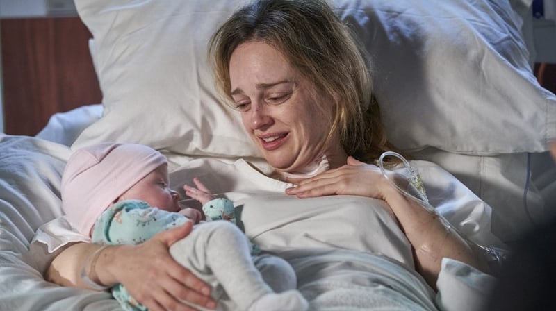Tori has awoken from her coma but rejects her baby Grace