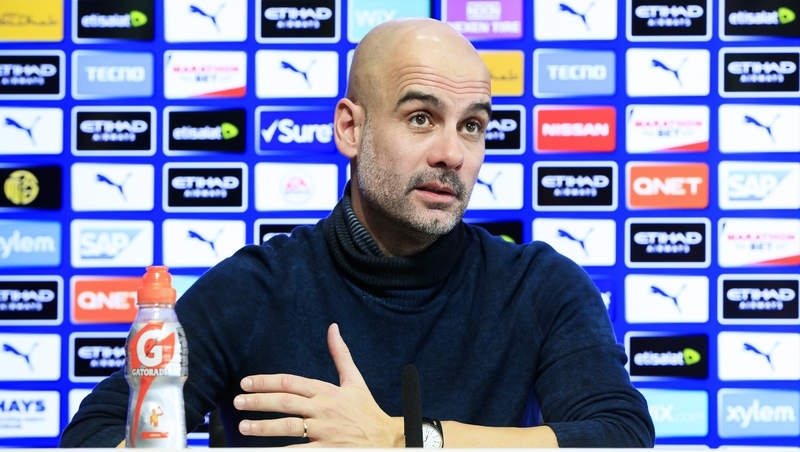 Pep Guardiola: "We cannot control; we support the club 100%, and what you have to do is play our games."