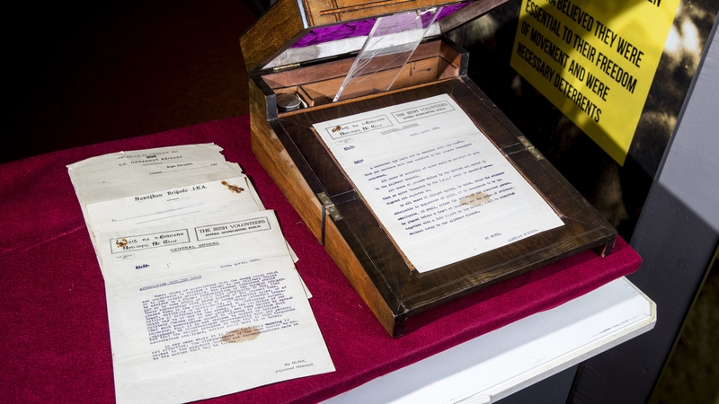 General Orders from the IRA with headed letters from the Monaghan Brigade form part of the exhibition