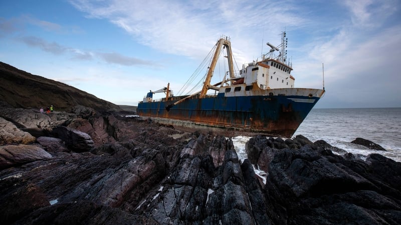 MV Alta: 2,295 tons of rusting steel which need to be removed from the Irish coast