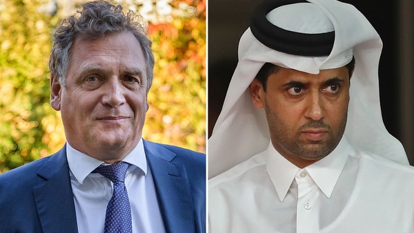 Jerome Valcke and Nasser Al-Khelaifi