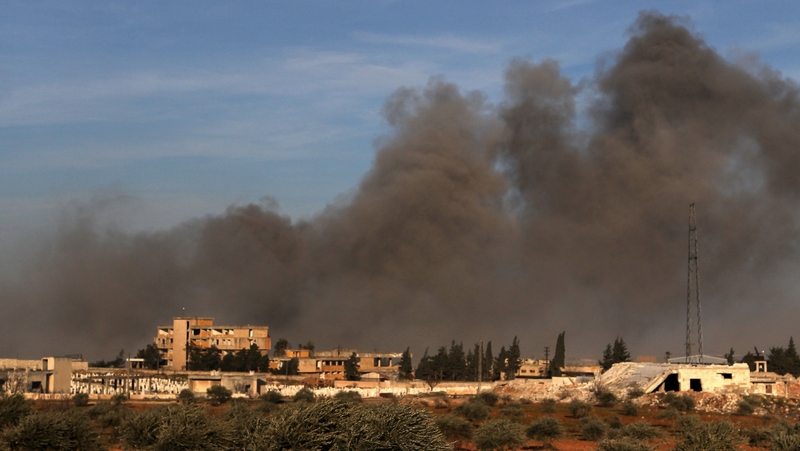 Turkey said the soldiers were in Idlib to 'establish peace'