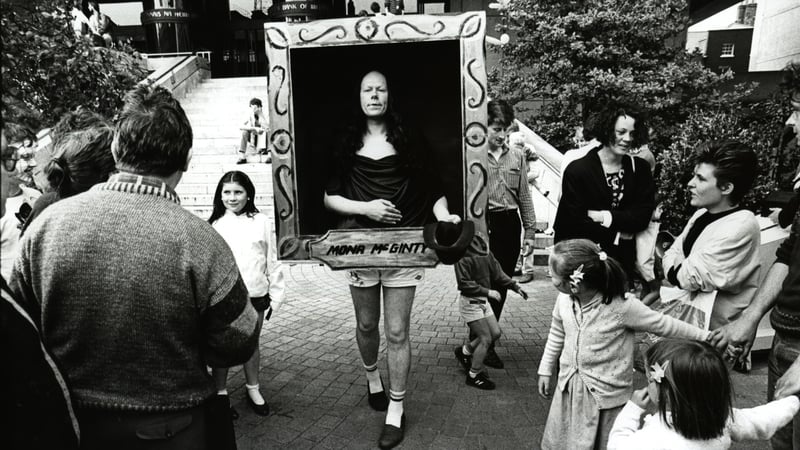 The Diceman as 'Mona McGinty'
(Photo by Derek Speirs)