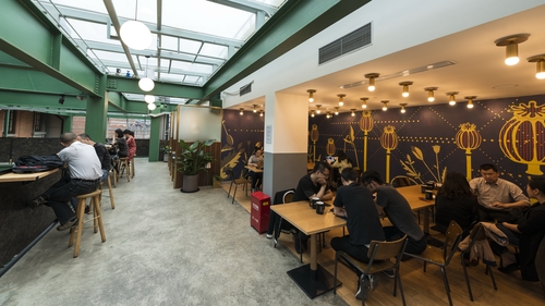 Flexible office space is increasingly being used by larger companies that are seeking to house additional workers for a set amount of time