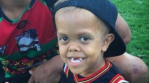 Quaden Bayles was left distraught after a bullying incident at his school (Pic: @NRL)