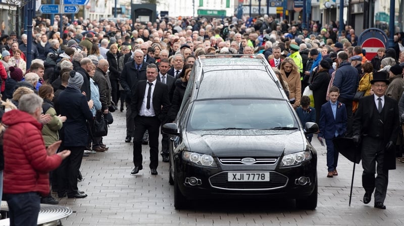 Harry Gregg was laid to rest in Coleraine
