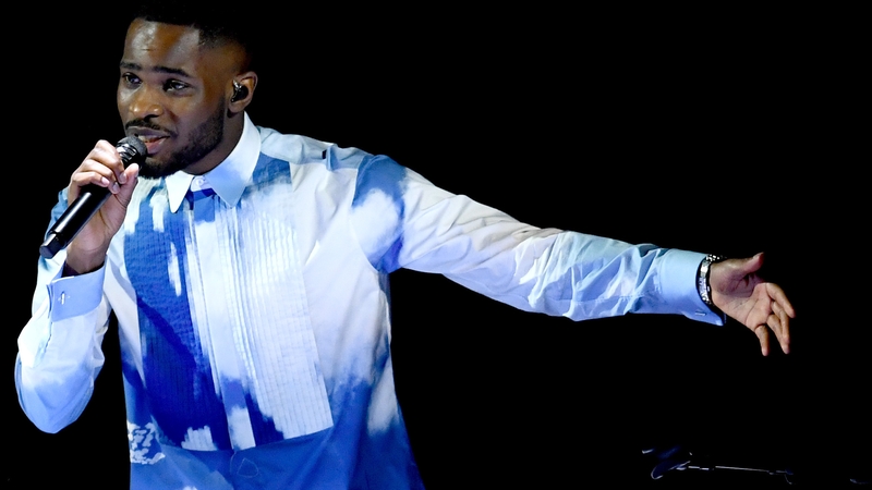 Rapper Dave performing at this year's Brit Awards