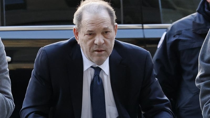 Harvey Weinstein arrives at New York State Supreme Court