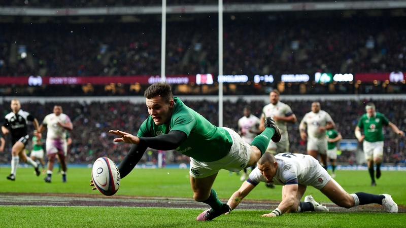 Jacob Stockdale will make his first appearance of the campaign