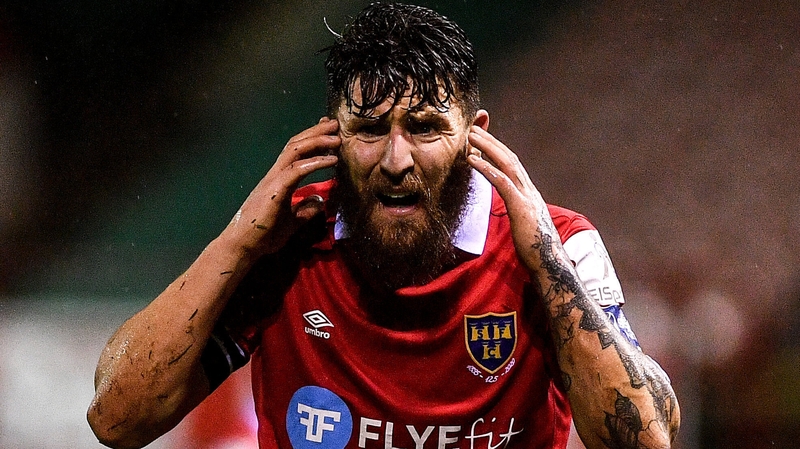 Gary Deegan scored one of the goals of the night for Shelbourne