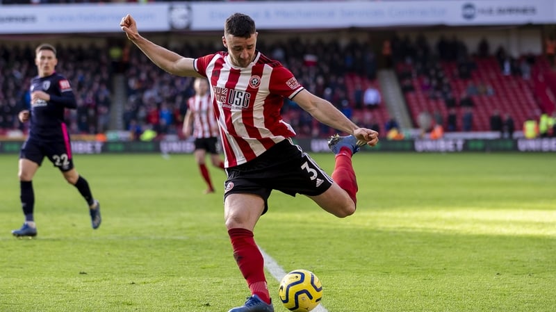 Enda Stevens broke the deadlock against Brighton