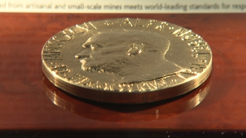 The medals are made from gold which has been responsibly mined in Columbia and Peru