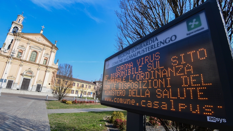 All sporting fixtures have been cancelled in the Veneto and Lombardi regions