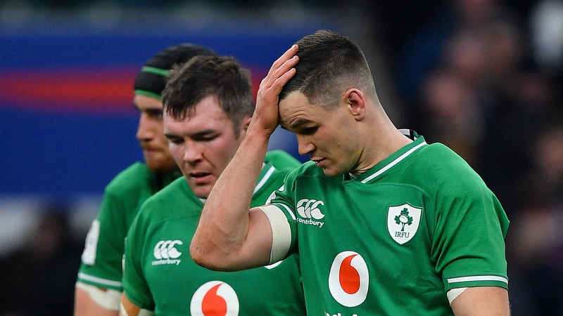 'It was like being stuck in the same game,' said Jonathan Sexton (r) after the match