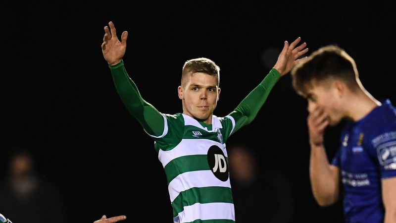 Marshall celebrates after his goal