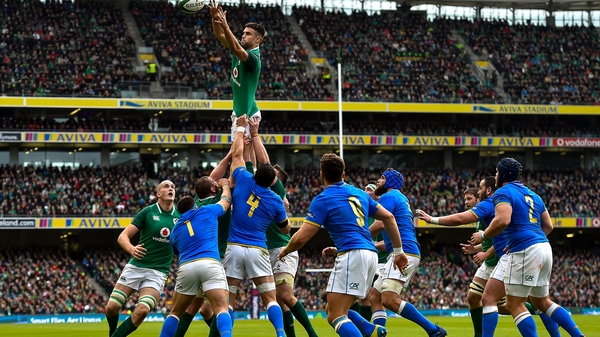 The Irish will host Italy in the men's Six Nations on Saturday, 24 October