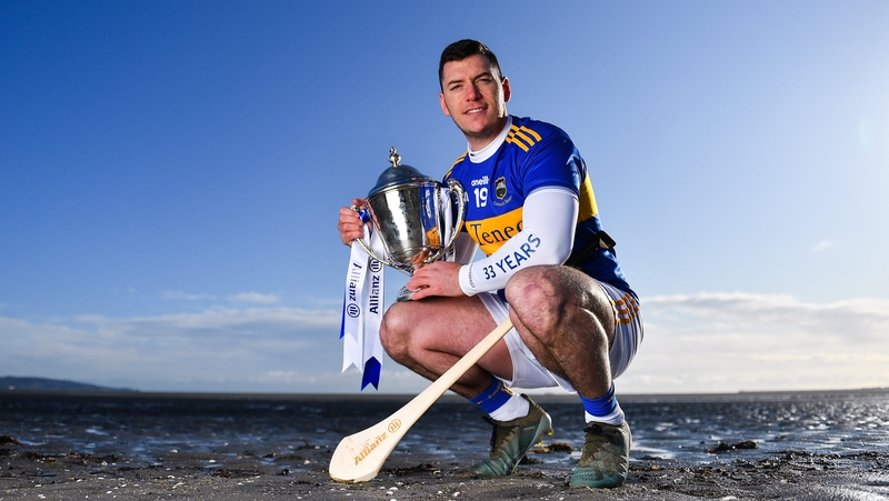 John 'Bubbles' O'Dwyer with the Dr Croke Cup