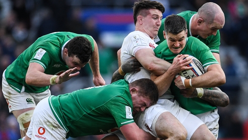 Ireland's last international was a 24-12 defeat to England in Twickenham