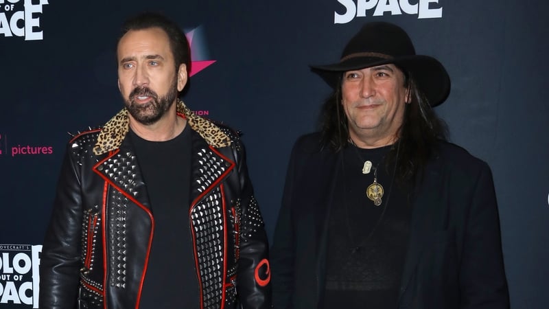 Nicolas Cage and Color Out of Space director Richard Stanley - "Nic brings a kind of danger or edginess to it that keeps me watching because I don't know what the hell he's going to do next!"