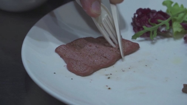 Novameat says their method can produce a vegan meal with the texture and appearance of real beef