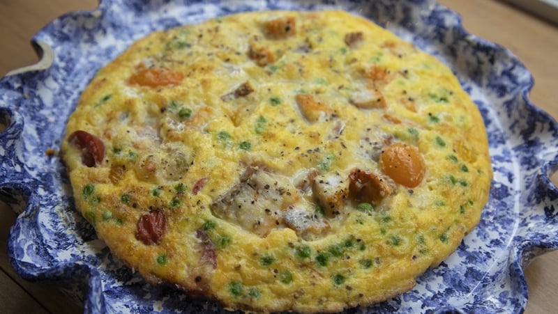 Smoked Haddock, Peas & Parmesan Frittata