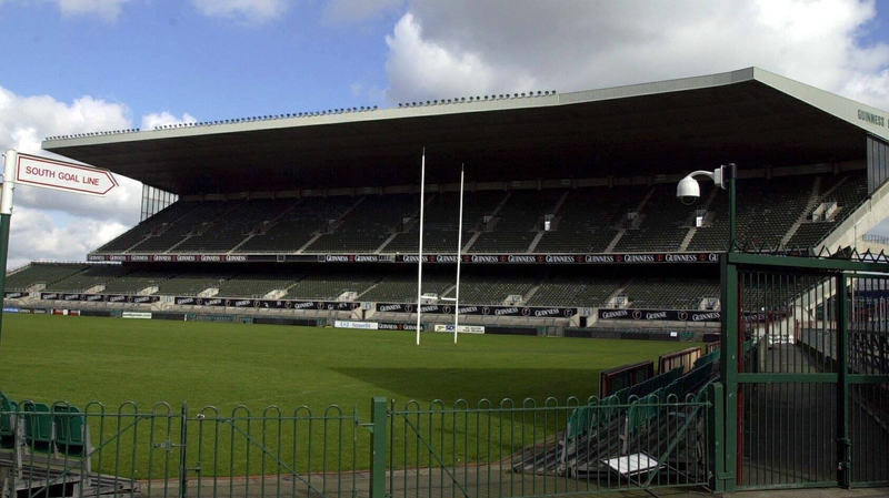 A deserted Lansdowne Road in 2001