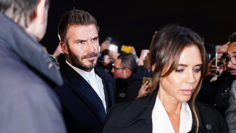 David Beckham and Victoria Beckham