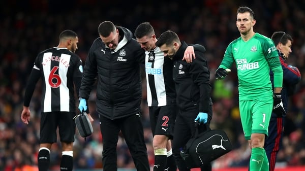 Ciaran Clark was injured two weeks ago