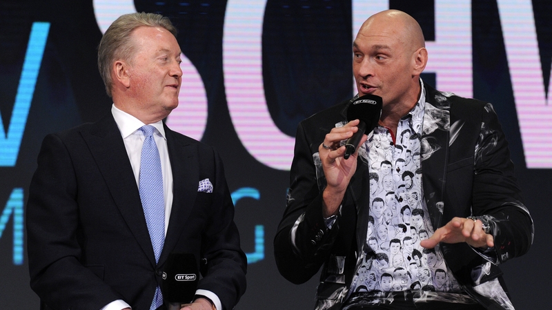 Frank Warren is part of Tyson Fury's promotional team