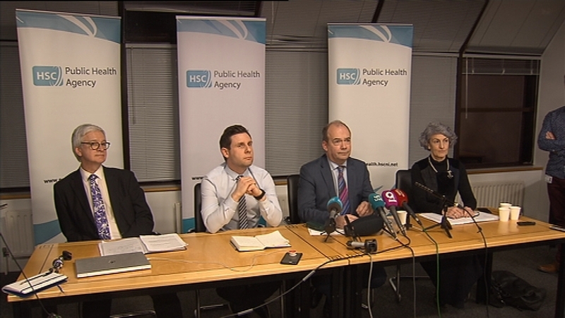 The news was confirmed during a briefing by Northern Ireland's Public Health Agency this evening