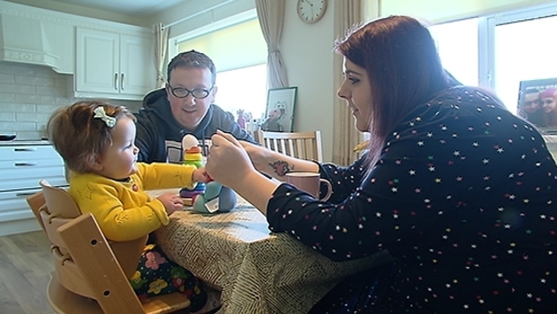 Emmeline O'Riordan's mother, Rebecca, said staff at CUH apologised for having to treat her baby in those conditions