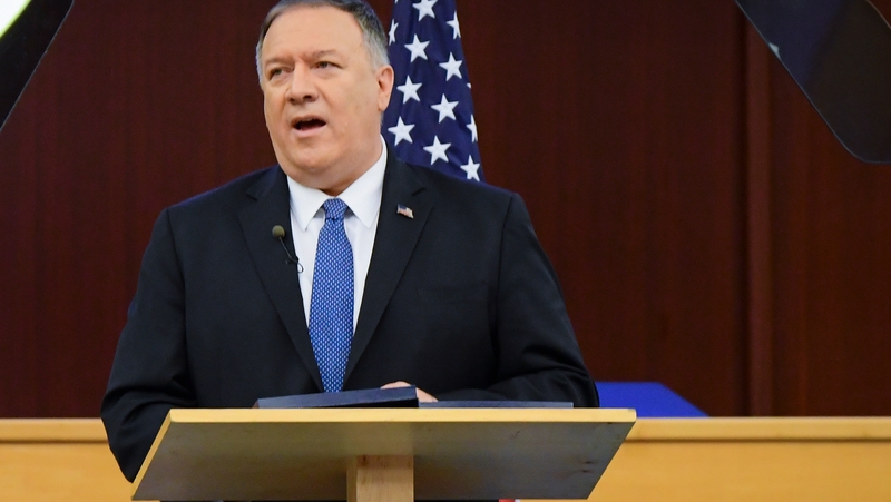 Mike Pompeo would like to see a transitional government put in place ahead of new elections in Venezuela